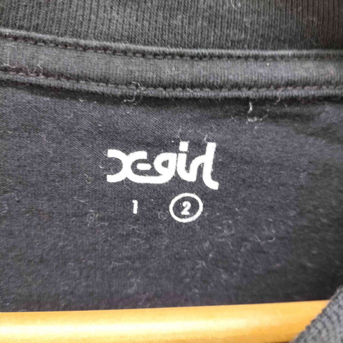 エックスガール X-girl EXPANDED MILLS LOGO L/S REGULAR TEE レディース JPN:2
