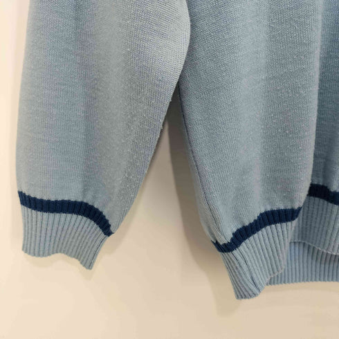 シュミーズラコステ CHEMISE LACOSTE 文字ワニ Vネックニットセーター レディース 42