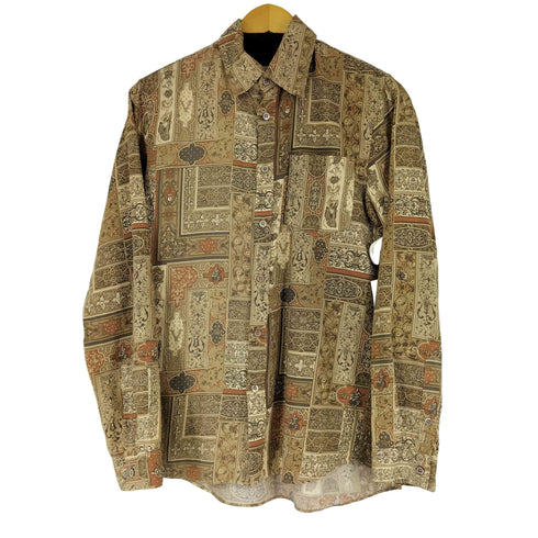 イロコイ Iroquois 総柄 L/S シャツ メンズ JPN:1