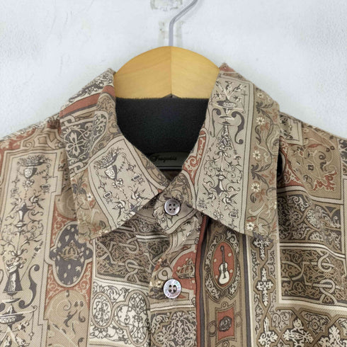 イロコイ Iroquois 総柄 L/S シャツ メンズ JPN:1