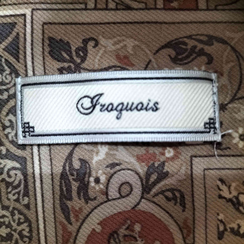 イロコイ Iroquois 総柄 L/S シャツ メンズ JPN:1