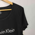 カルバンクライン CALVIN KLEIN フロントロゴ スリーピングウェア ワンピース レディース L