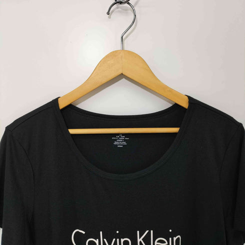 カルバンクライン CALVIN KLEIN フロントロゴ スリーピングウェア ワンピース レディース L