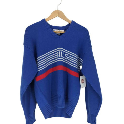 エヌエフエル NFL USA製 BILLS ウール混 ニット メンズ import:M