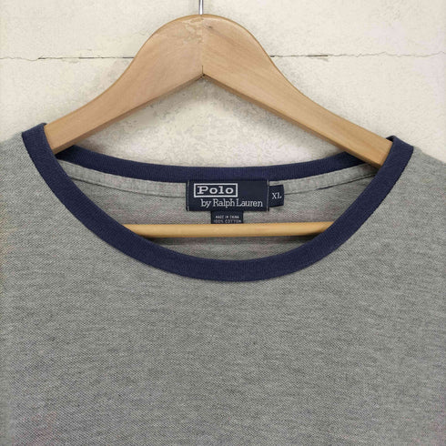 ポロバイラルフローレン Polo by RALPH LAUREN ポニー刺繍クルーネックTシャツ メンズ import:XL