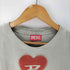ディーゼル DIESEL T-BUXT-N4 ハートロゴ プリントTシャツ メンズ XS