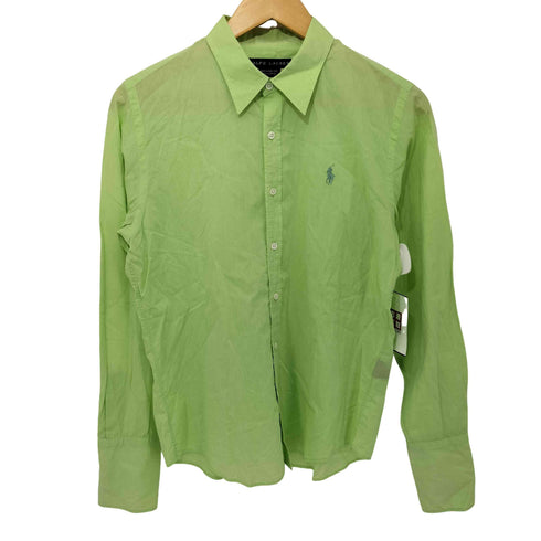 ポロラルフローレン POLO RALPH LAUREN SLIM FIT ポニー刺繍 インディゴ ポロシャツ レディース import:M