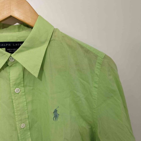 ポロラルフローレン POLO RALPH LAUREN SLIM FIT ポニー刺繍 インディゴ ポロシャツ レディース import:M