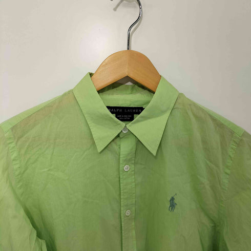 ポロラルフローレン POLO RALPH LAUREN SLIM FIT ポニー刺繍 インディゴ ポロシャツ レディース import:M