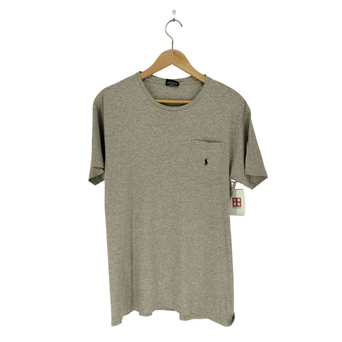 ポロバイラルフローレン Polo by RALPH LAUREN 90S 胸ポケットポニー刺繍クルーネックTシャツ メンズ import:S