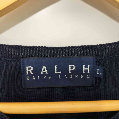 ラルフローレン RALPH LAUREN 半袖ニットワンピース レディース import:L