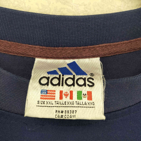 アディダス adidas パフォーマンスロゴ サイドスリーストライプ Tシャツ メンズ XXL