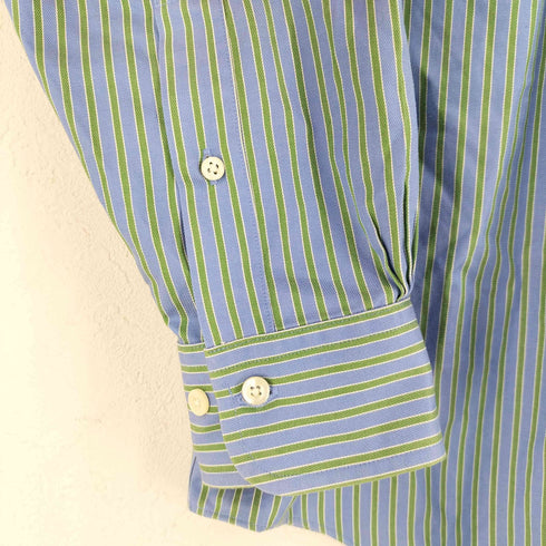 ブルックスブラザーズ BROOKS BROTHERS ストライプ コットン レギュラーカラーシャツ メンズ 15-2/3
