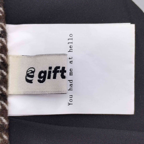 MOF GIFTSHOP シャツコンビネーション 千鳥格子 ジャケットセットアップ レディース