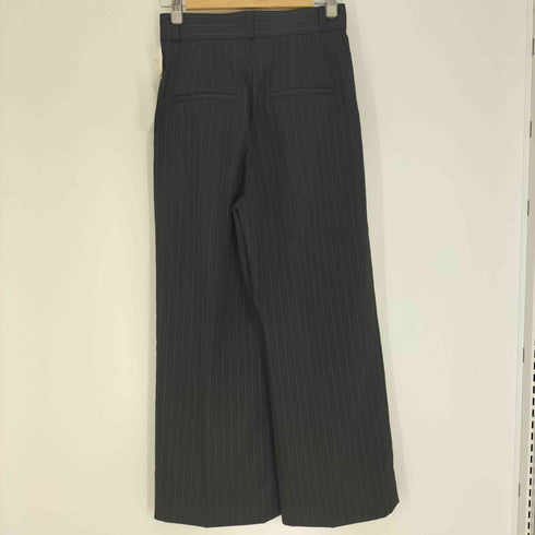 ノーブル Noble 24AW ストライプ ツイル ストレッチ スラックス パンツ レディース JPN:36