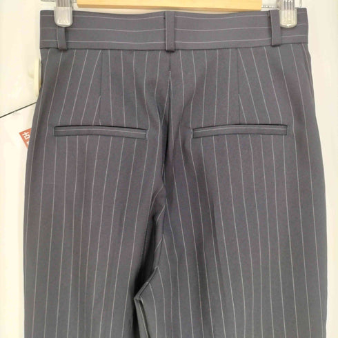 ノーブル Noble 24AW ストライプ ツイル ストレッチ スラックス パンツ レディース JPN:36