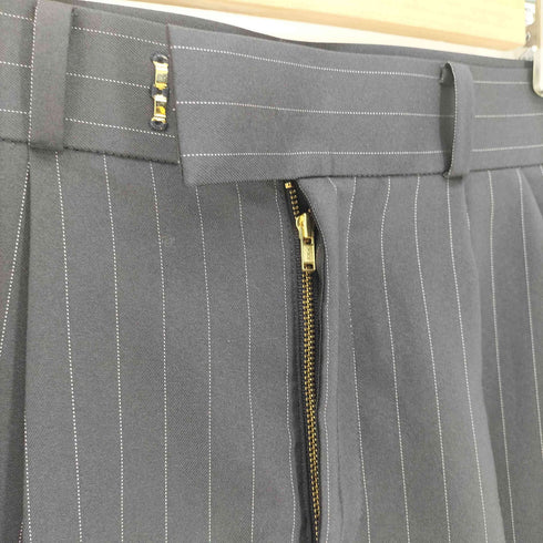 ノーブル Noble 24AW ストライプ ツイル ストレッチ スラックス パンツ レディース JPN:36