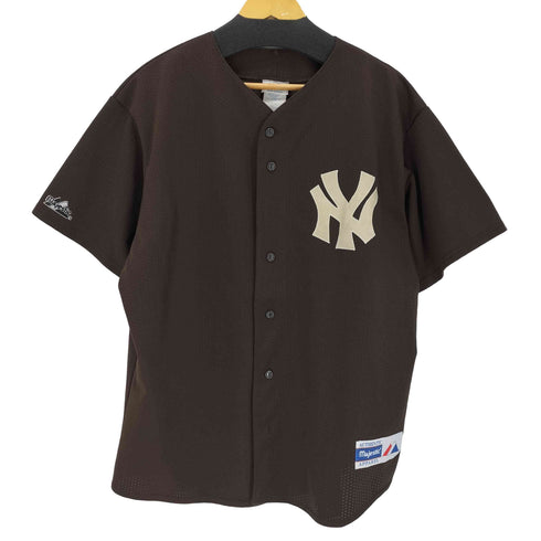 マジェスティック MAJESTIC 90S USA製 べースボールシャツ メンズ import:XL