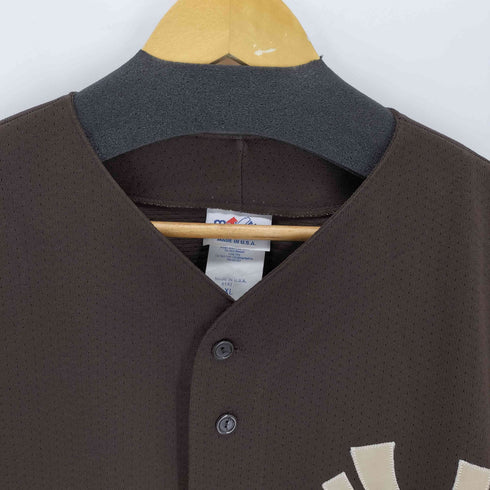 マジェスティック MAJESTIC 90S USA製 べースボールシャツ メンズ import:XL