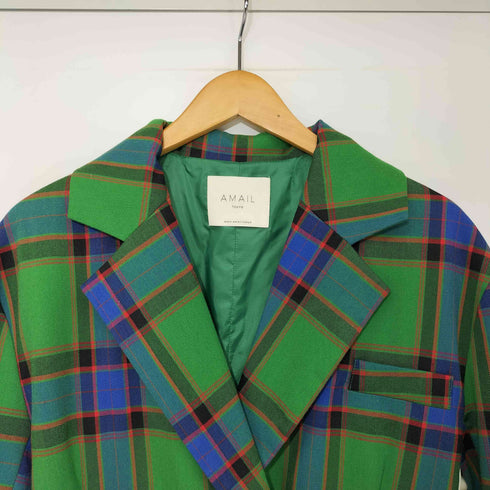 アマイル AMAIL 22AW OVER SLIT HAY JACKET レディース FREE