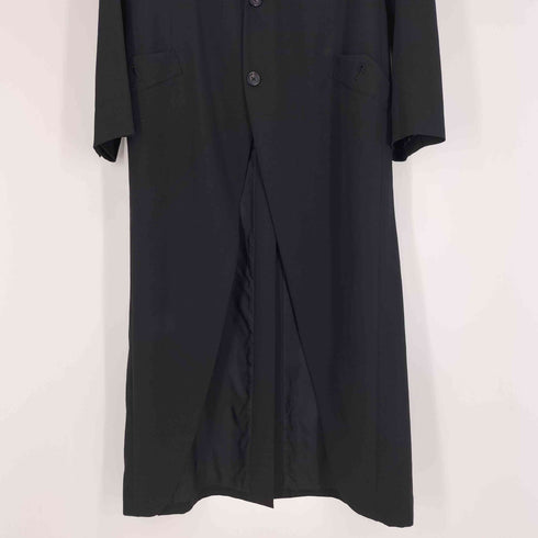 ヨウジヤマモトプールオム Yohji Yamamoto POUR HOMME 24AW WOOL GABARDINE SHOULDER BUTTON JACKET ウール ギャバジン ショルダー ボタン ジャケット メンズ JPN:2