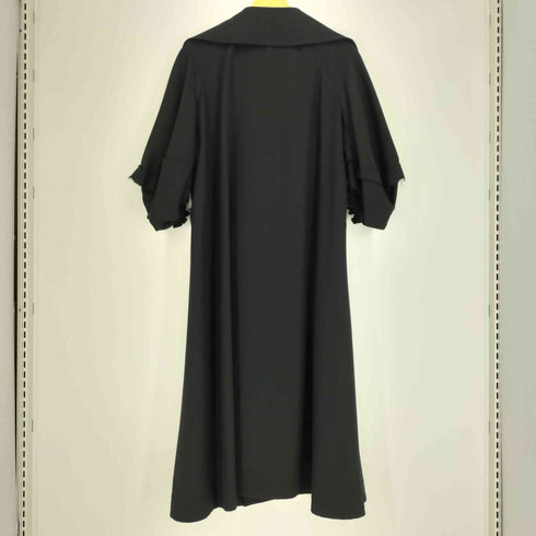 ヨウジヤマモト Yohji Yamamoto 24AW COLLECTIONS WOOL GABARDINE BASIC Q/S LONG COAT レディース JPN:2