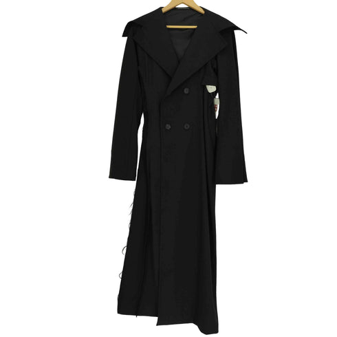 ヨウジヤマモト Yohji Yamamoto 23AW COLLECTIONS GABARDINE 4BUTTONS SLIM COAT ギャバジン 4ボタン スリムコート レディース JPN:2