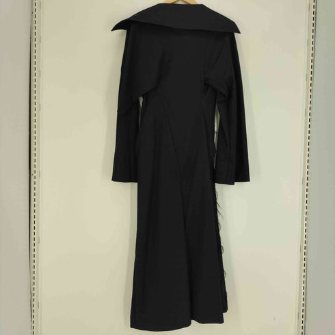 ヨウジヤマモト Yohji Yamamoto 23AW COLLECTIONS GABARDINE 4BUTTONS SLIM COAT ギャバジン 4ボタン スリムコート レディース JPN:2