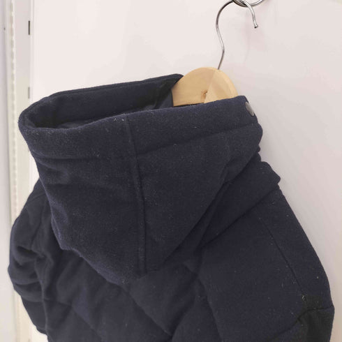 オーディエンス Audience 木目ボタン フーデッド ダウンジャケット メンズ JPN:XL