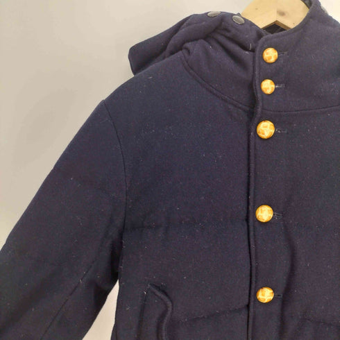 オーディエンス Audience 木目ボタン フーデッド ダウンジャケット メンズ JPN:XL