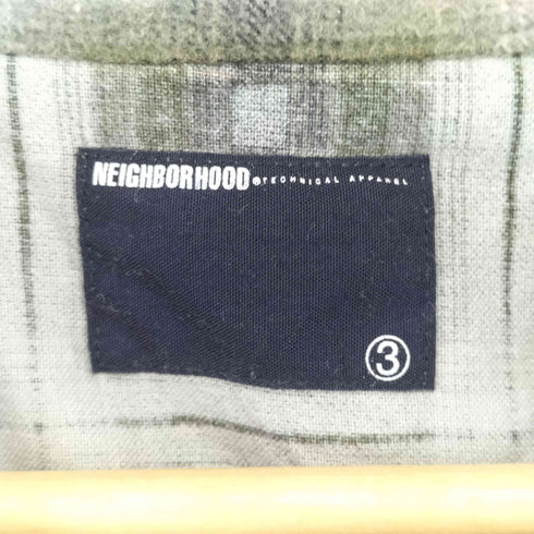 ネイバーフッド NEIGHBORHOOD オンブレ チェック柄 ネルシャツ メンズ JPN:3