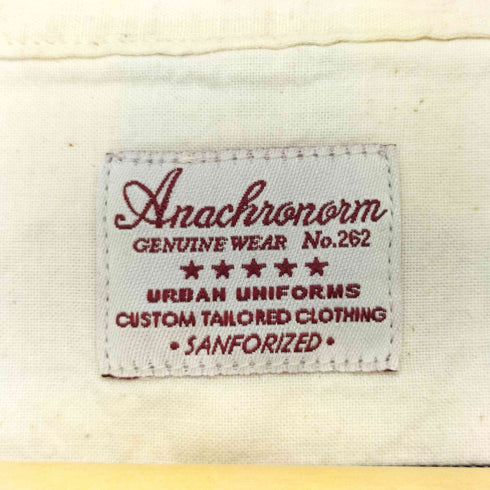 アナクロノーム Anachronorm コットンリネン カーディガン メンズ