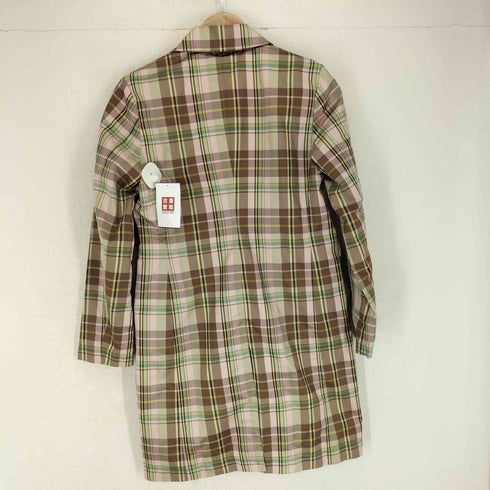 ギャップ Gap 00S チェックステンカラーコート レディース import:XS