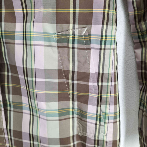ギャップ Gap 00S チェックステンカラーコート レディース import:XS