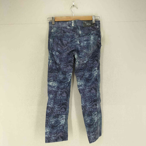ディーゼル DIESEL 総柄ストレッチスキニーパンツ レディース W23