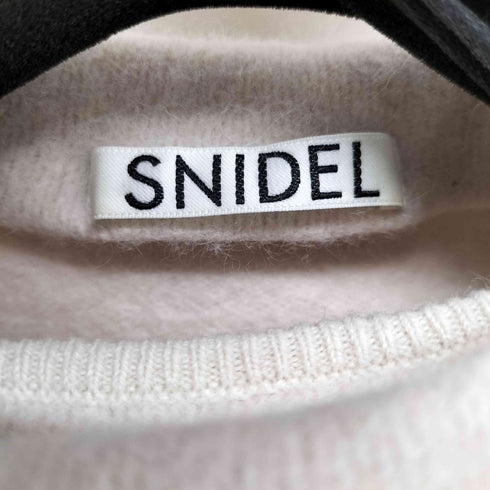 スナイデル snidel ベルティッドラクーンニットワンピース レディース FREE