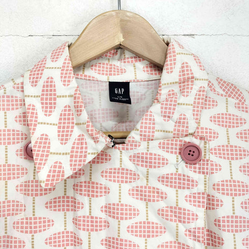 ギャップ Gap 00S 総柄トレンチコート レディース import:L