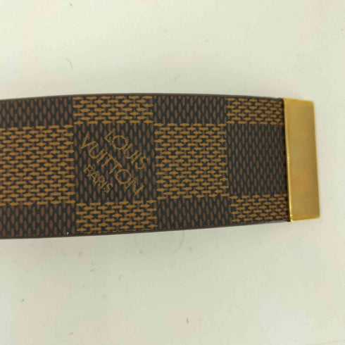 ルイヴィトン LOUIS VUITTON ダミエ サンチュール・キャレ レザーベルト メンズ