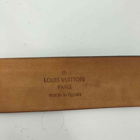 ルイヴィトン LOUIS VUITTON ダミエ サンチュール・キャレ レザーベルト メンズ