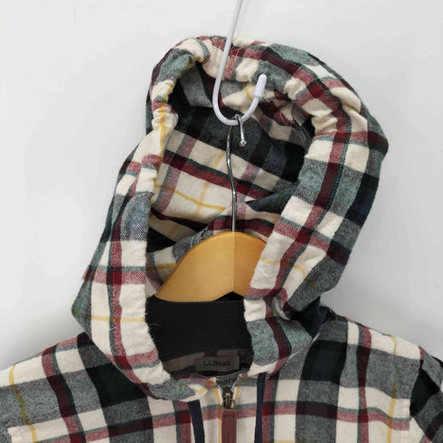 エルエルビーン L.L.Bean スコッチ・プラッド・フランネル・シャツ、ジップ・フーディ ジャパン・フィット レディース JPN:XS