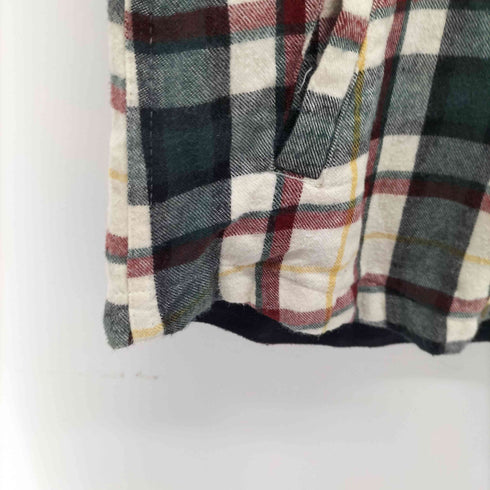 エルエルビーン L.L.Bean スコッチ・プラッド・フランネル・シャツ、ジップ・フーディ ジャパン・フィット レディース JPN:XS