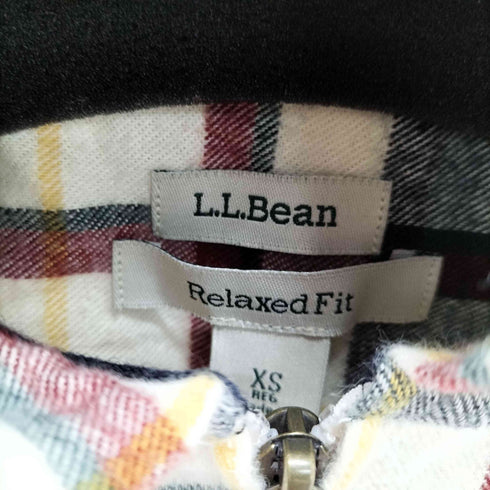 エルエルビーン L.L.Bean スコッチ・プラッド・フランネル・シャツ、ジップ・フーディ ジャパン・フィット レディース JPN:XS