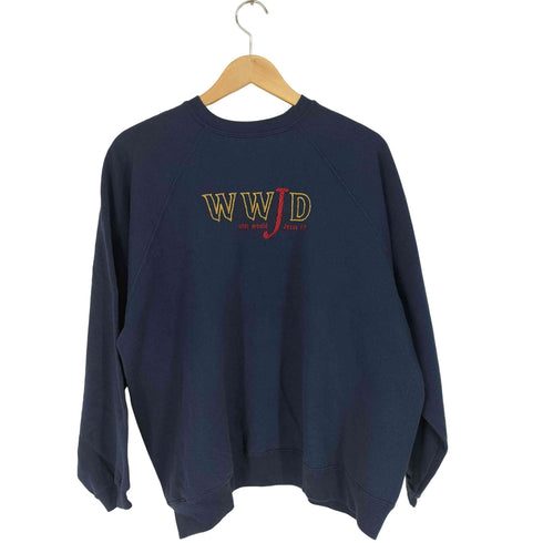 ヘインズ Hanes フロント刺繍ラグランスリーブクルーネックスウェット メンズ import:XL