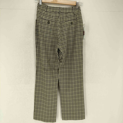 マックスマーラウィークエンド MAX MARA WEEKEND 旧タグ ガンクラブチェックスラックスパンツ レディース EUR:38