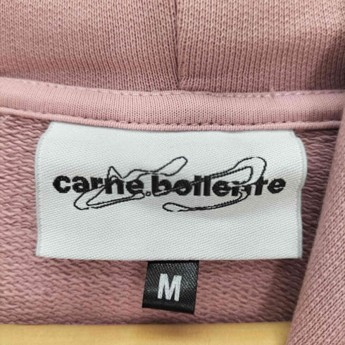 カルネボレンテ Carne Bollente AU FION DE LA ROSE 胸元 刺繍 プルオーバー パーカー フーディー メンズ import:M