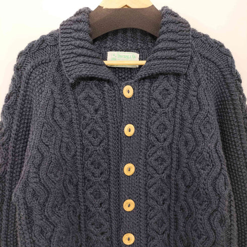 インバーアラン INVERALLAN MADE IN SCOTLAND 3A ウールニットカーディガン メンズ