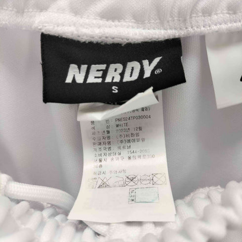 ノルディー nerdy ロゴ刺繍 サイドライントラックパンツ メンズ JPN:S