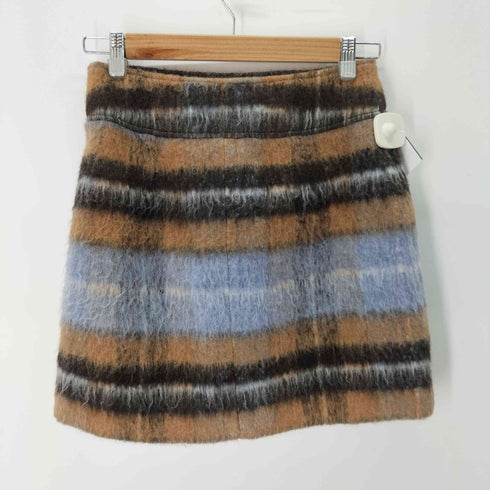 リリーブラウン Lily Brown wool混ボックスチェックミニスカート レディース JPN:0