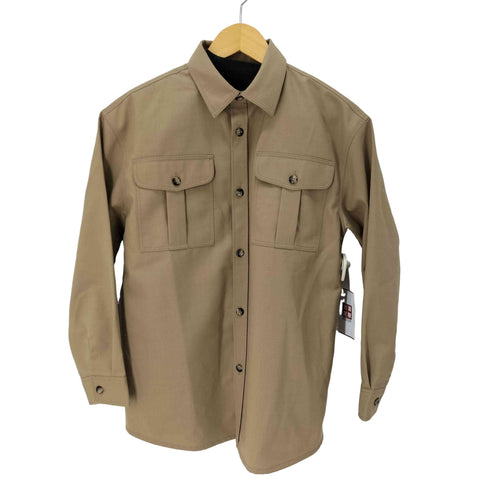 アーペーセー A.P.C. ウールポリ ギャバジン シャツジャケット CPO レディース FR:34
