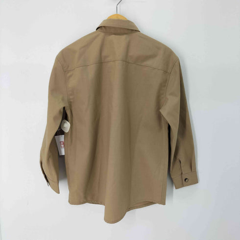 アーペーセー A.P.C. ウールポリ ギャバジン シャツジャケット CPO レディース FR:34
